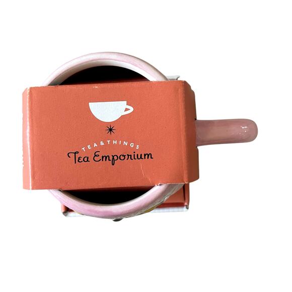 Tea Emporium Pink Owl Ceramic Mug With 25 Bags of Forest Berry Green Tea New - Picture 9 of 11
